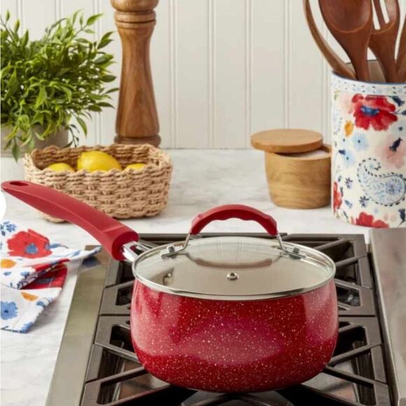 Tabletops Unlimited Dolly Parton 2.5QT Non-Stick Aluminum Covered Saucepan - Picture 1 of 6
